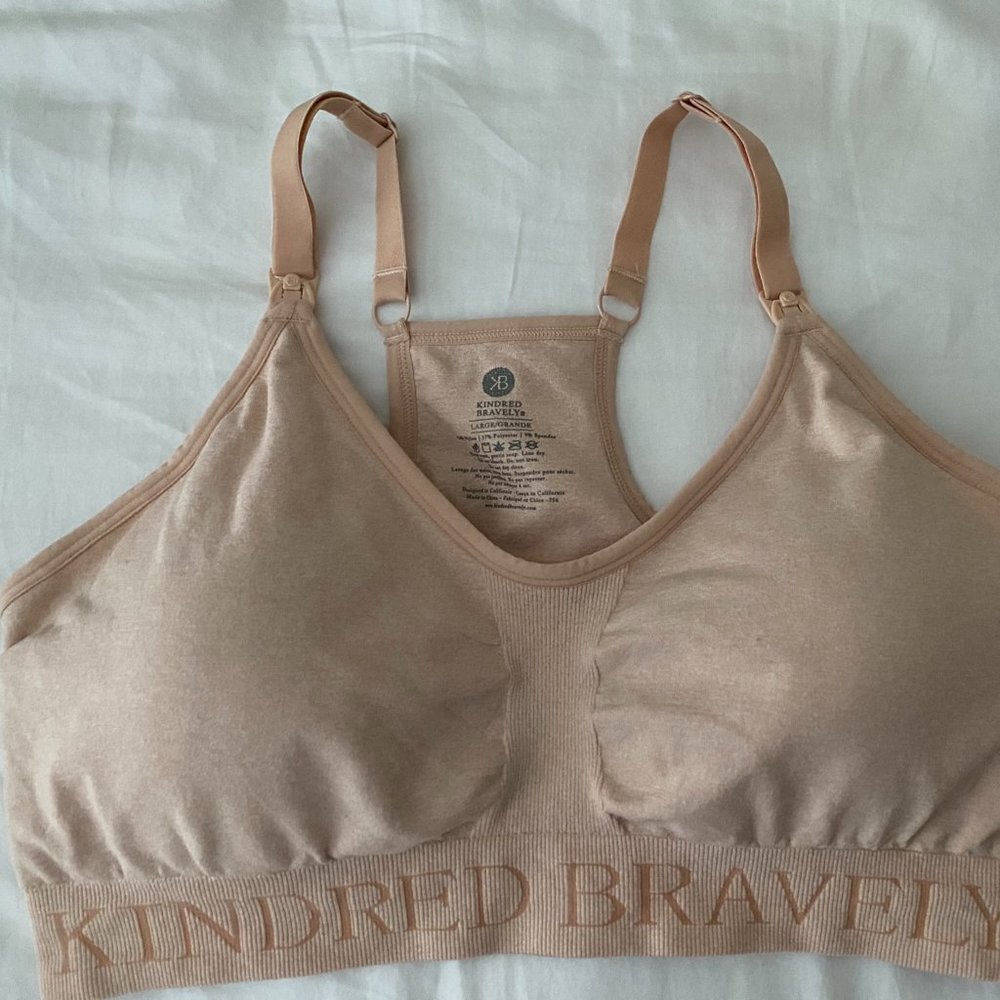 Kindred Bravely Sublime Nursing Maternity Sports Bras Pink L